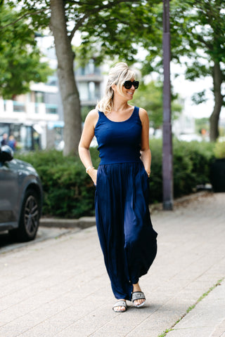 Pants AMBRE - Marine