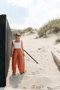 Pants AMBRE - Terracotta