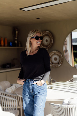 Top LAURIE - Grey