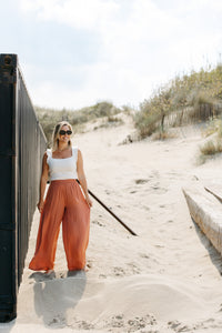 Pants AMBRE - Terracotta