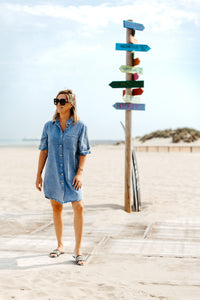 Dress IZË - Blue