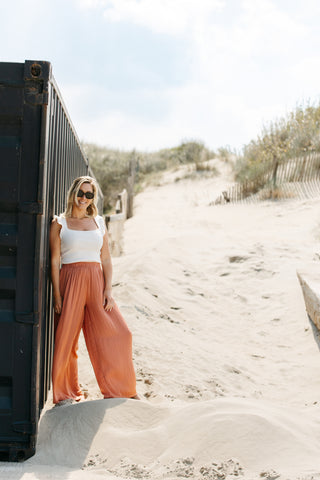 Pants AMBRE - Terracotta