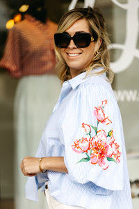 Blouse MADELEINE - Blue