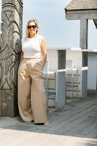 Pants JADE - Camel