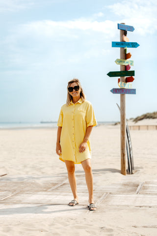 Dress IZË - Yellow