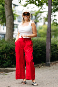 Pants VICHY - Red