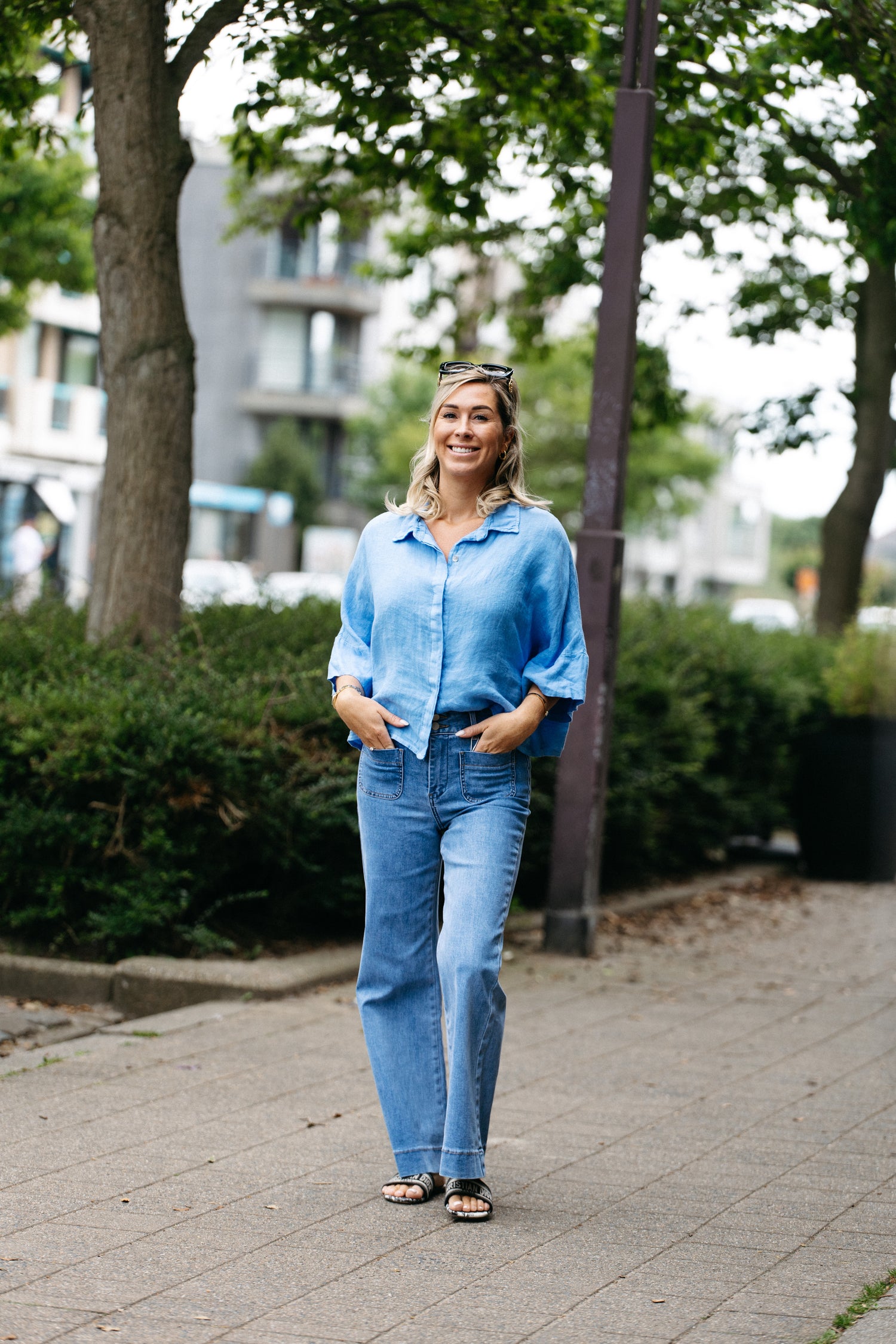 Blouse LINN - Blue