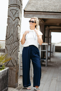 Pants HANNE - Marine