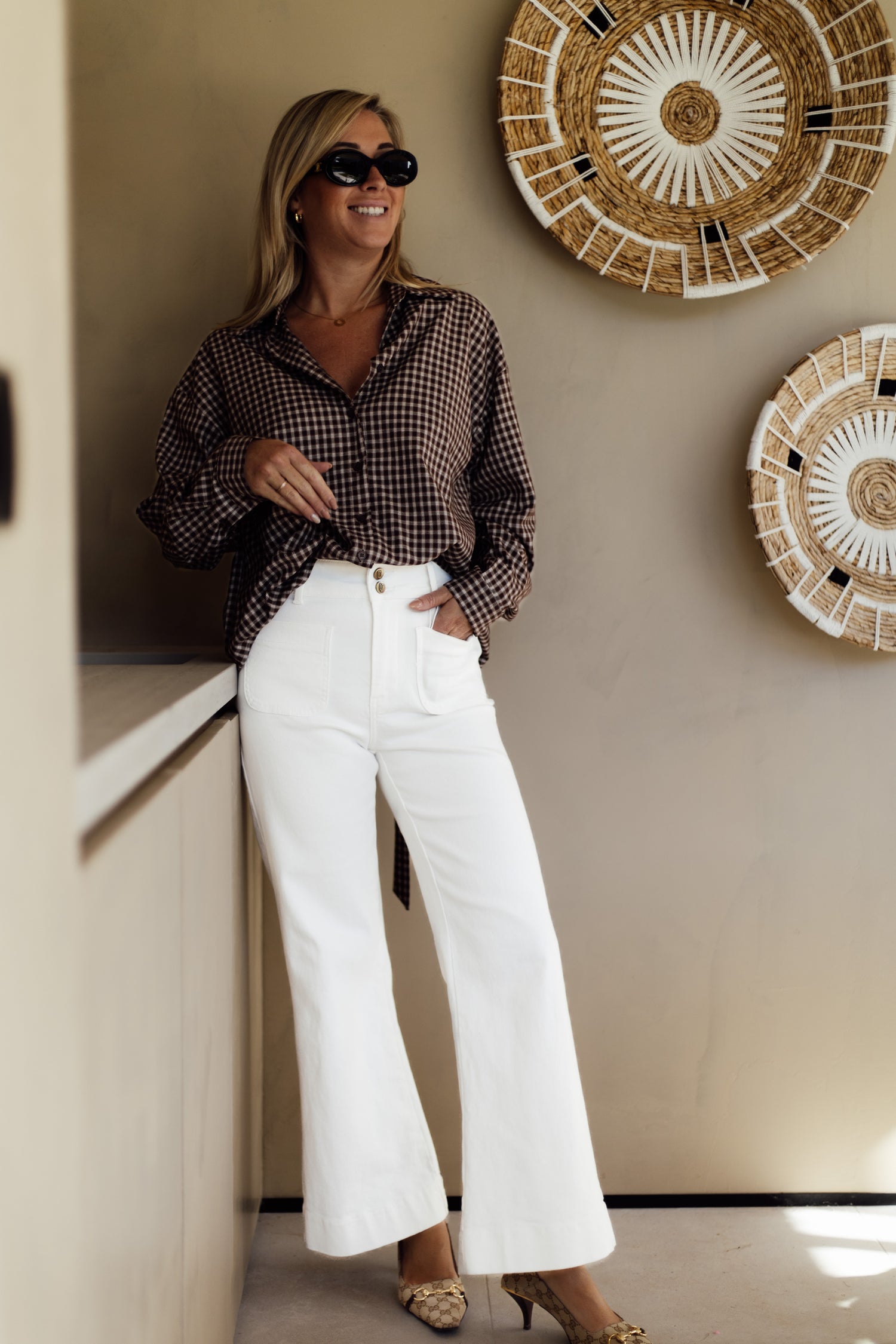 Jeans ELENETTE - White