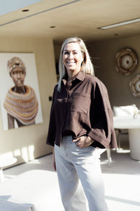 Blouse EMILY - Brown