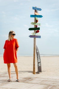 Dress LOUISE - Coral