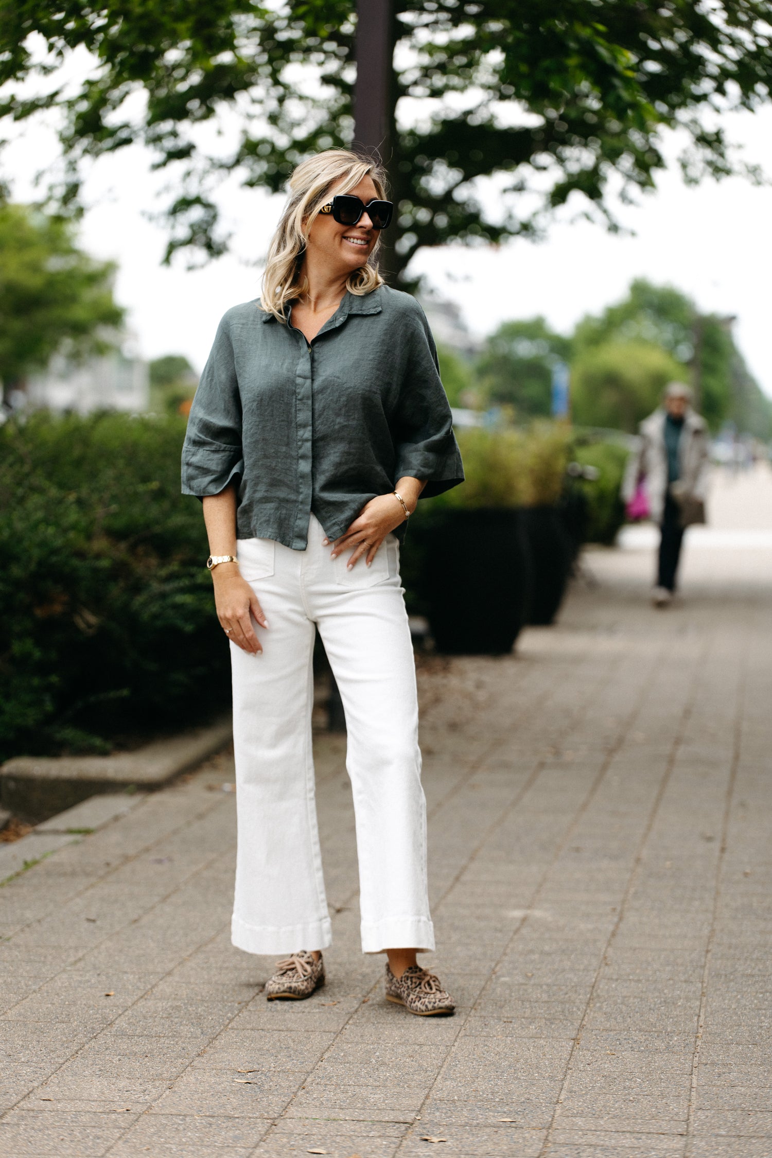 Blouse LINN - Kaki