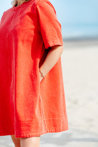 Dress LOUISE - Coral