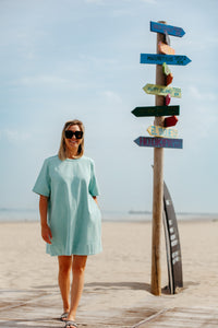 Dress LOUISE - Turquoise