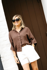 Blouse LINN - Brown