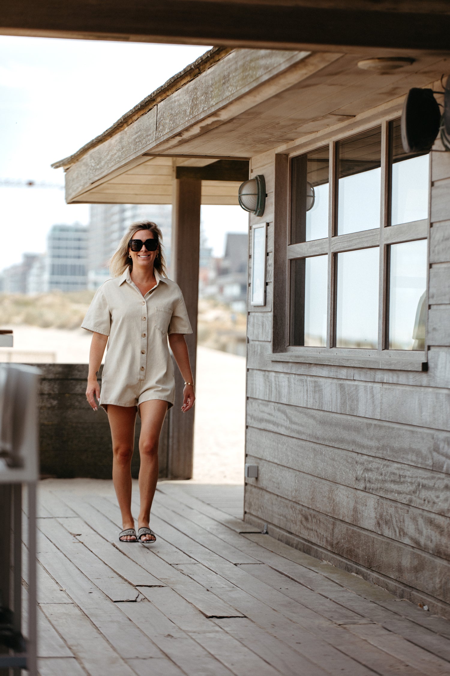Playsuit LOUISA - Beige