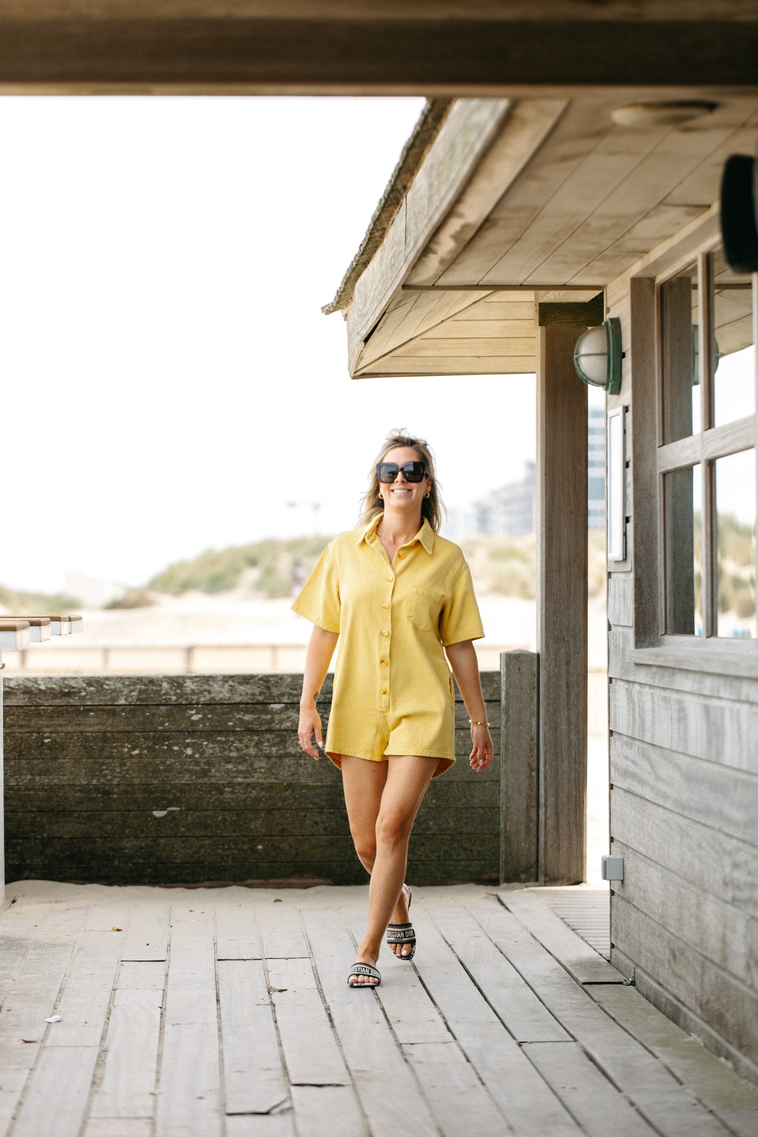 Playsuit LOUISA - Mustard