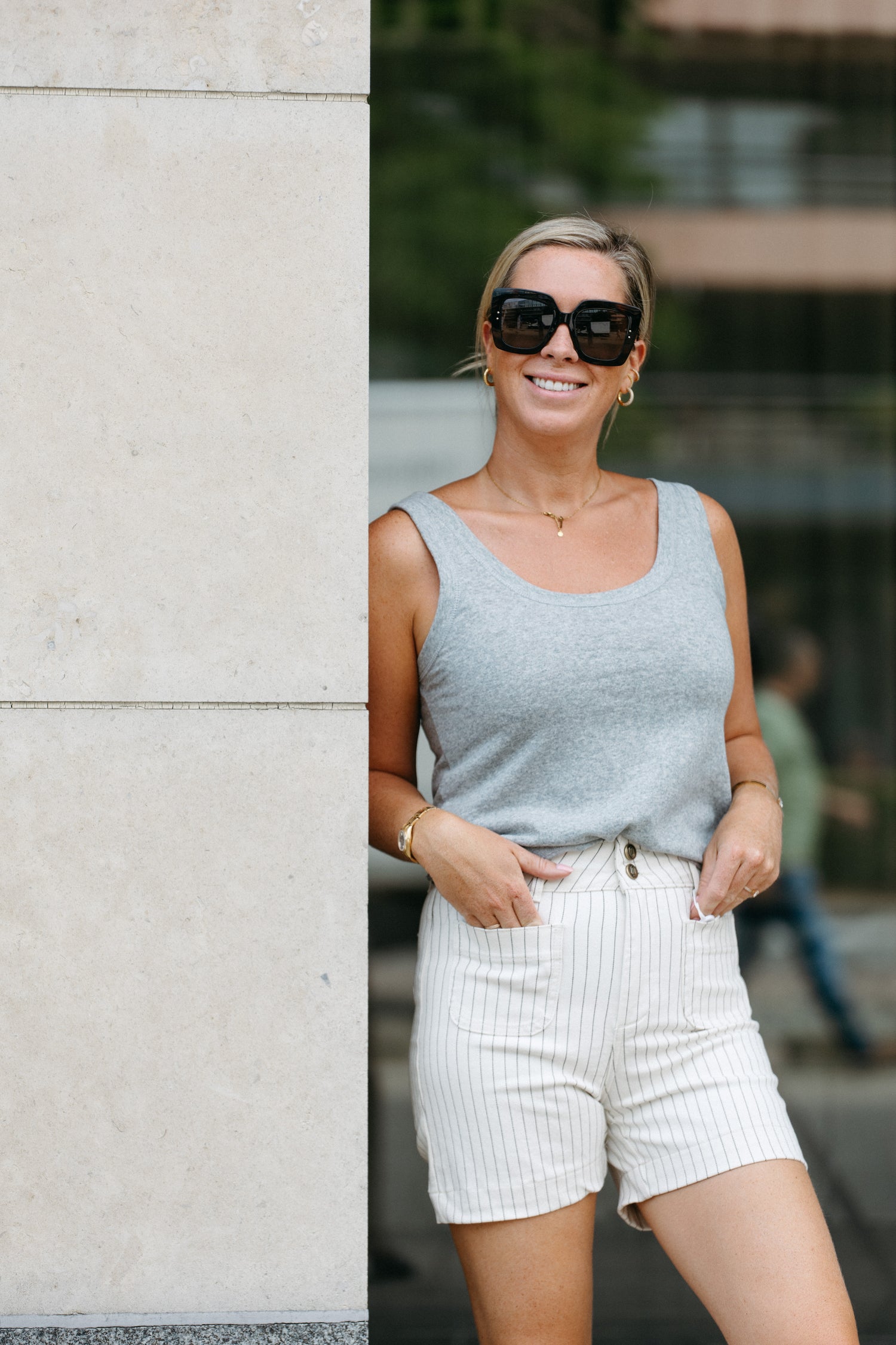 Top MARCELLA - Grey