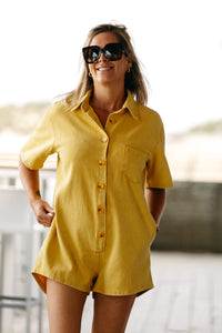 Playsuit LOUISA - Mustard