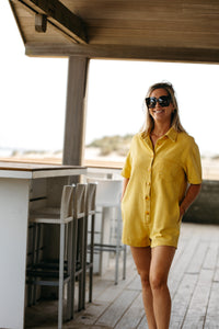 Playsuit LOUISA - Mustard