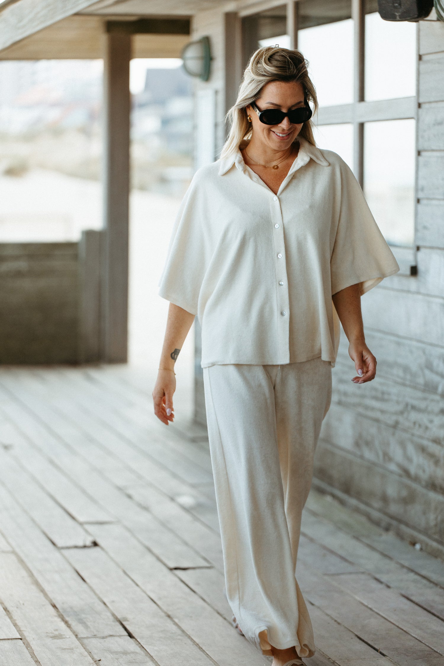 Pants ODETTE - Ecru