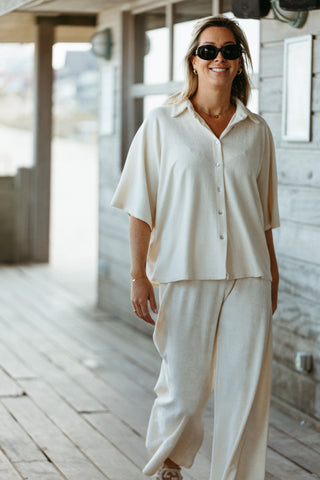 Pants ODETTE - Ecru