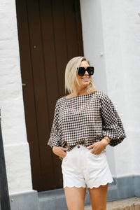 Blouse CARO - Brown