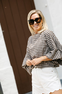 Blouse CARO - Brown