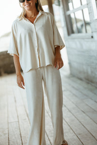 Pants ODETTE - Ecru