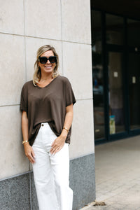 Top JUNE - Brown