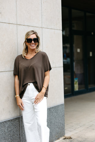 Top JUNE - Brown