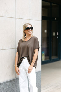 Top JUNE - Brown