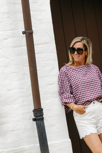Blouse CARO - Bordeaux