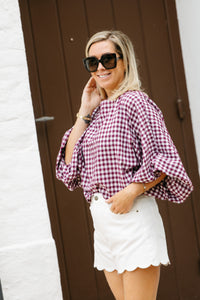 Blouse CARO - Bordeaux
