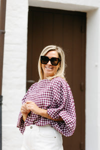 Blouse CARO - Bordeaux