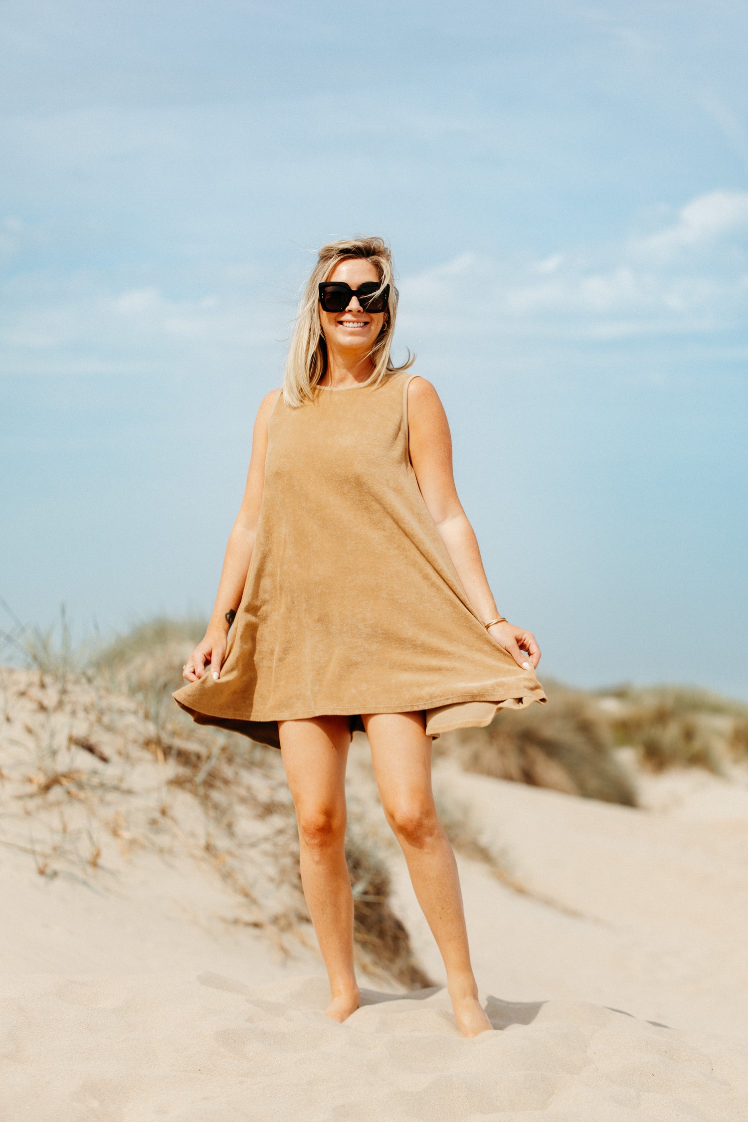 Dress COSETTE - Camel