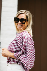 Blouse CARO - Bordeaux