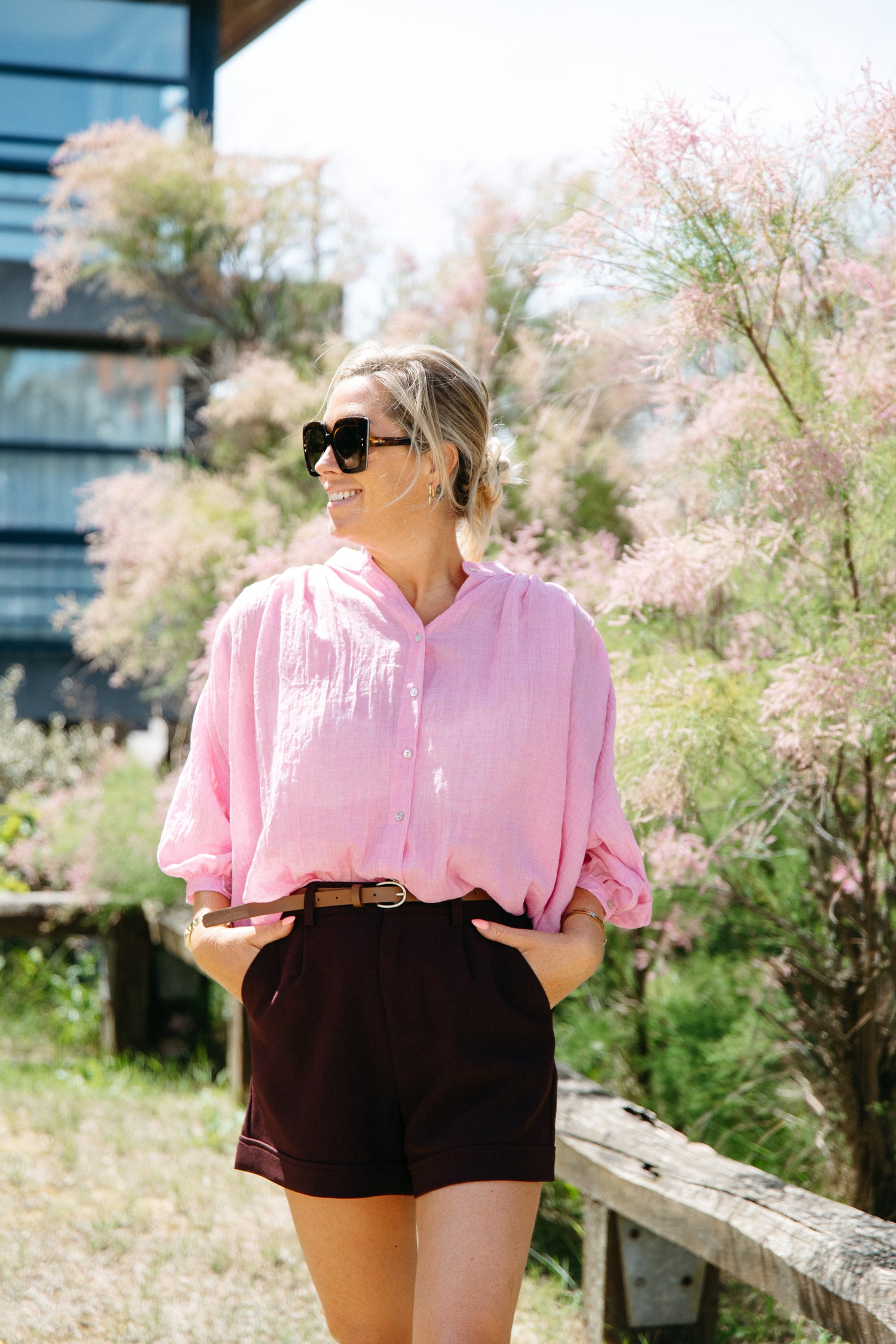 Blouse FEBE -  Pink