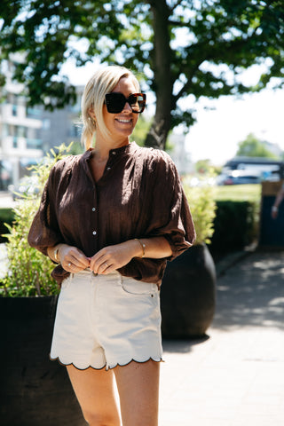 Blouse FEBE -  Chocolate