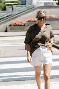 Blouse VIGI - Kaki