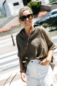 Blouse VIGI - Kaki