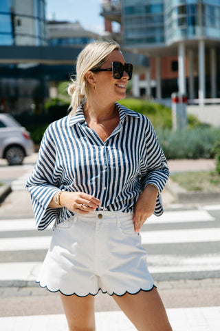 Blouse MARIE LOUISE - Blue