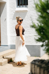 Skirt DELPHINE - Beige