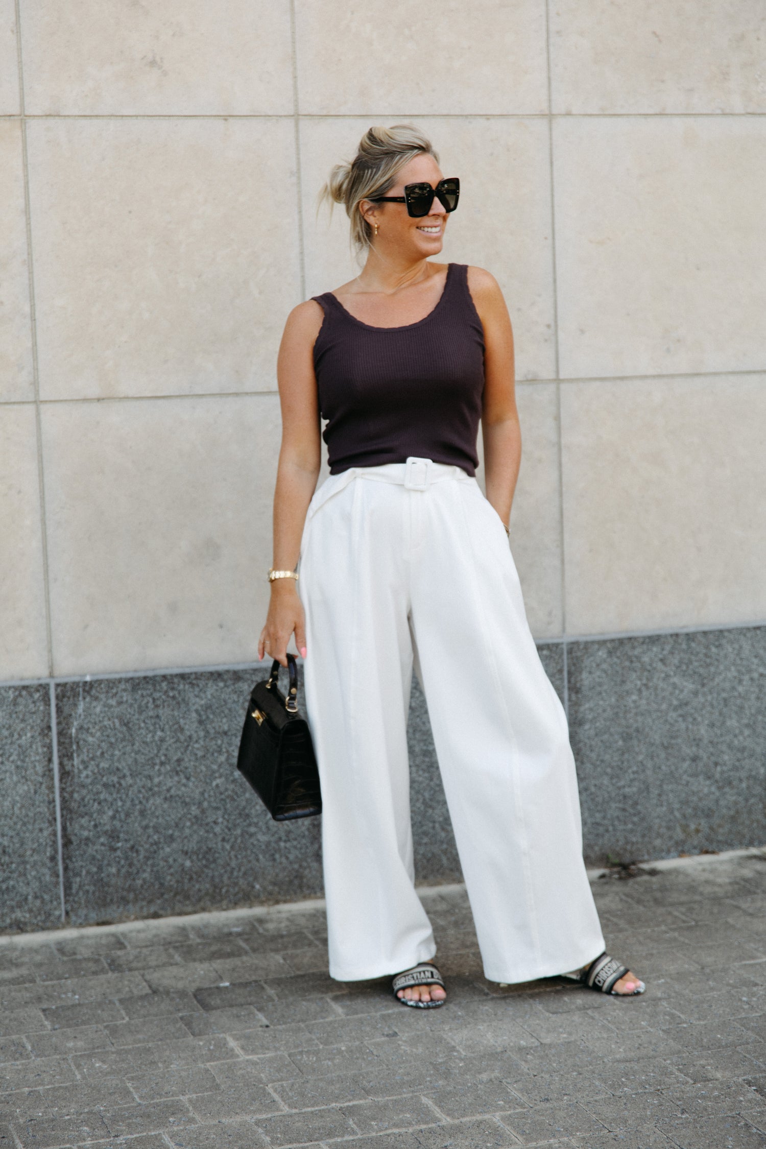 Pants CELESTE - White