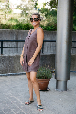 Dress LIZË - Chocolate