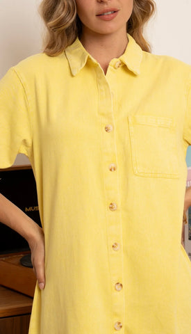 Dress IZË - Yellow
