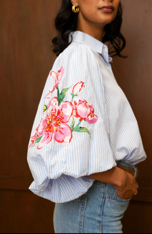 Blouse MADELEINE - Blue