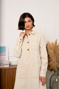 Dress CELESTINE - Beige