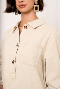 Dress CELESTINE - Beige