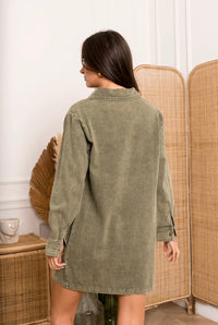 Dress CELESTINE - Kaki